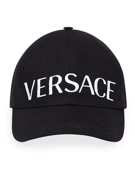 Versace Men's Embroidered Logo Baseball Hat 